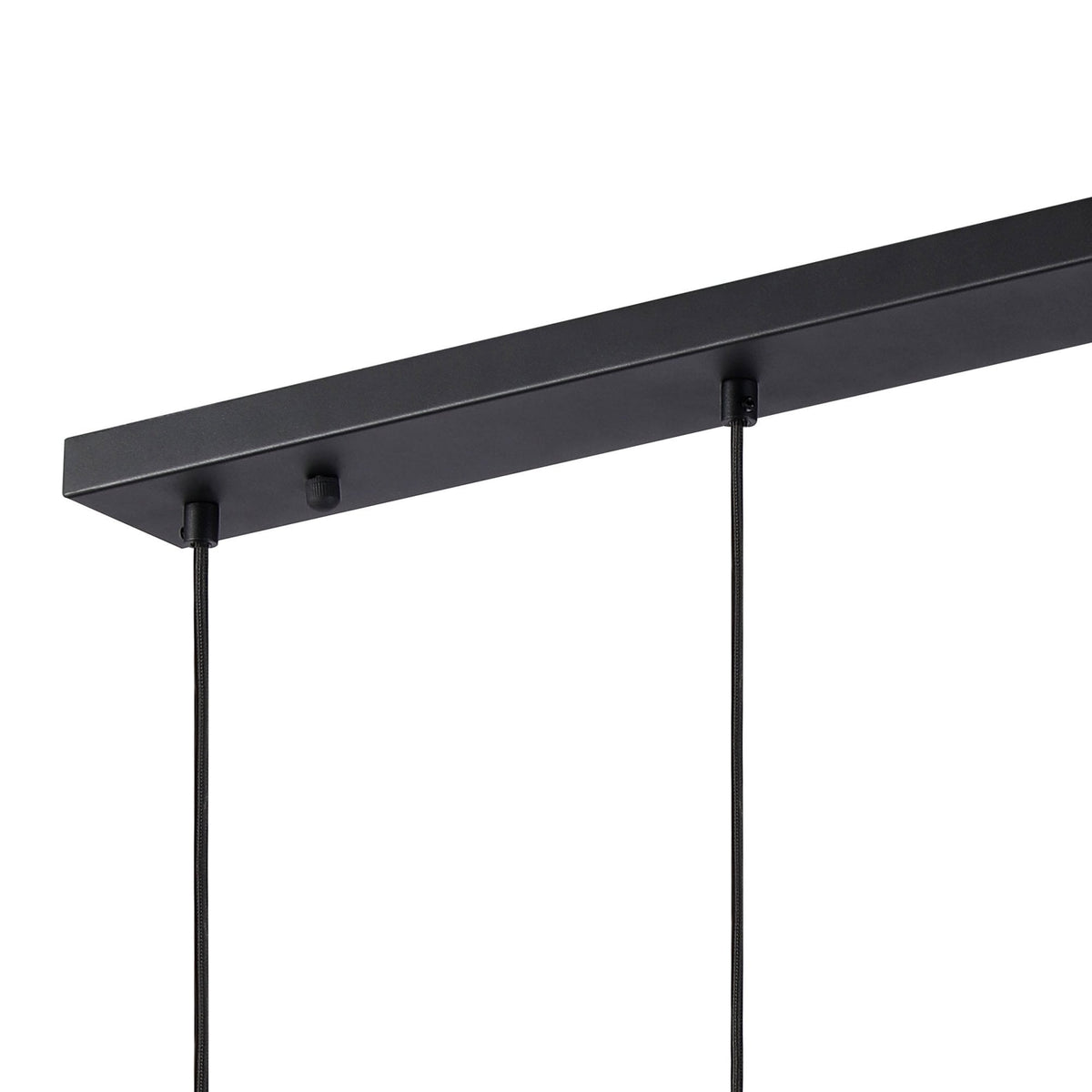 Essington 3 Drop Linear Pendant with White Frosted Glass Shades