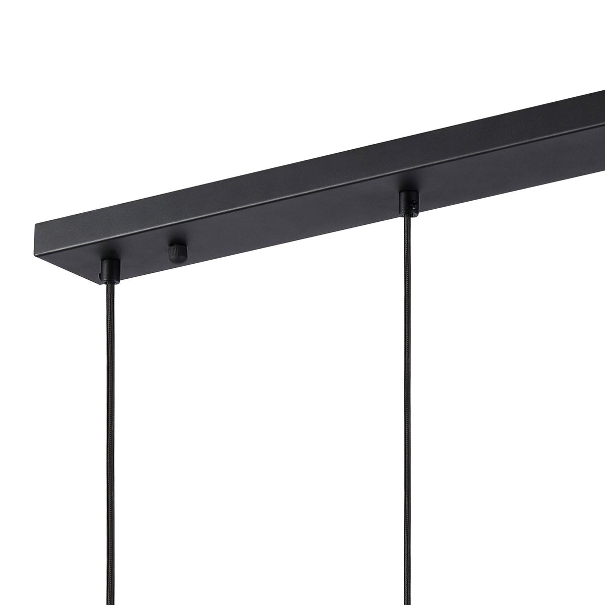 Essington 3 Drop Linear Pendant with Light Grey and Silver Metal Shades