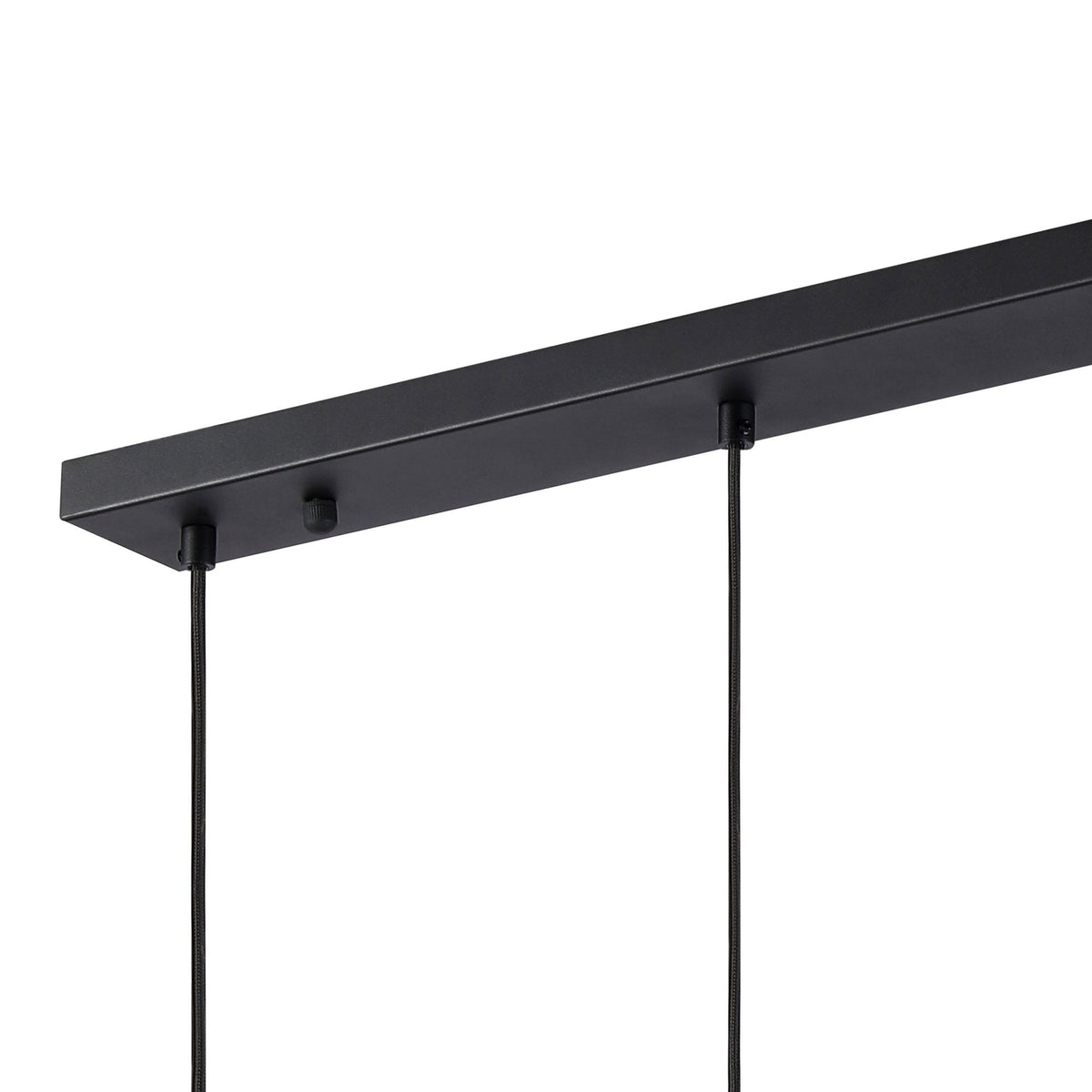 Essington 3 Drop Linear Pendant with Smoke Fade Glass Shades