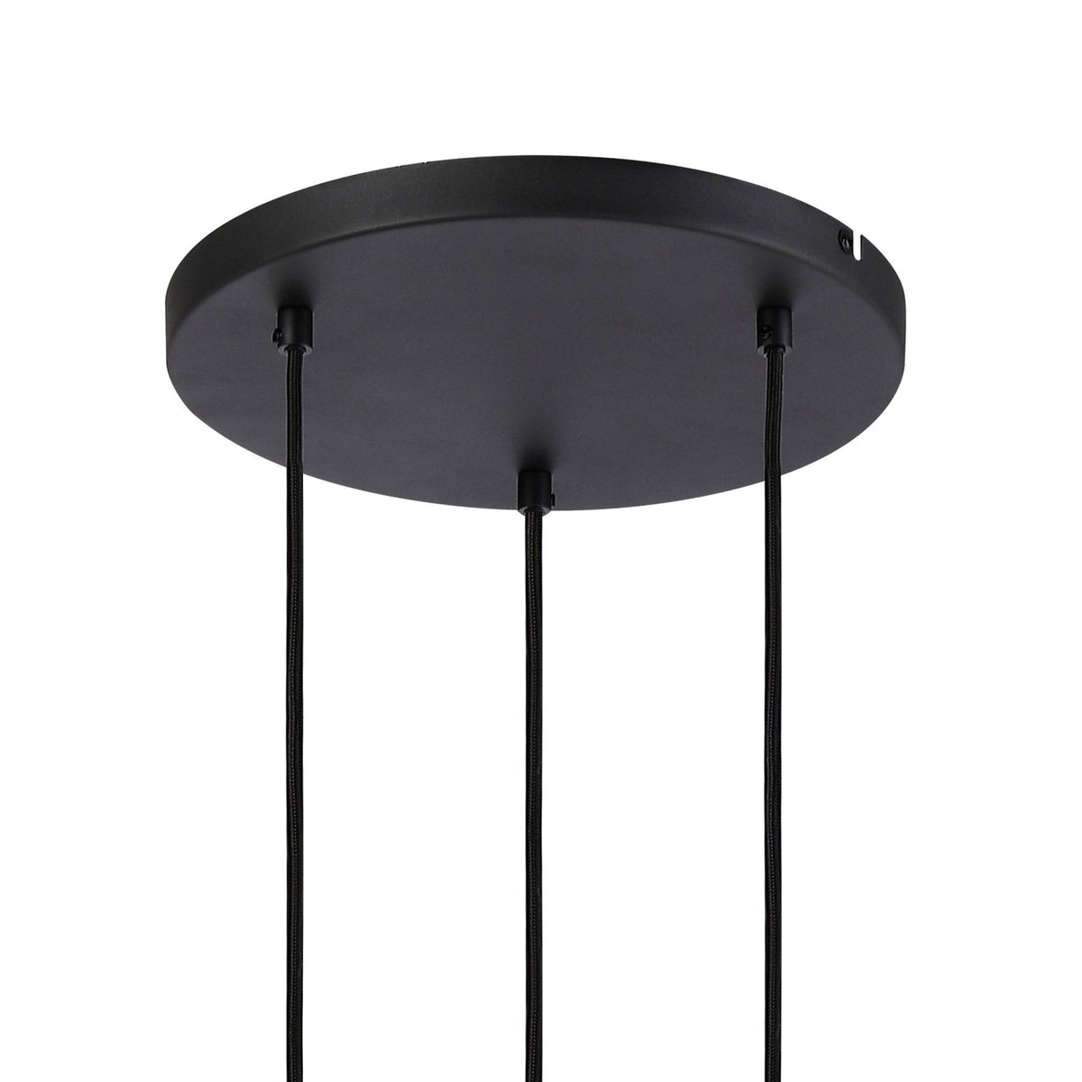 Essington 3 Drop Round Pendant with Brass and Gold Metal Shades