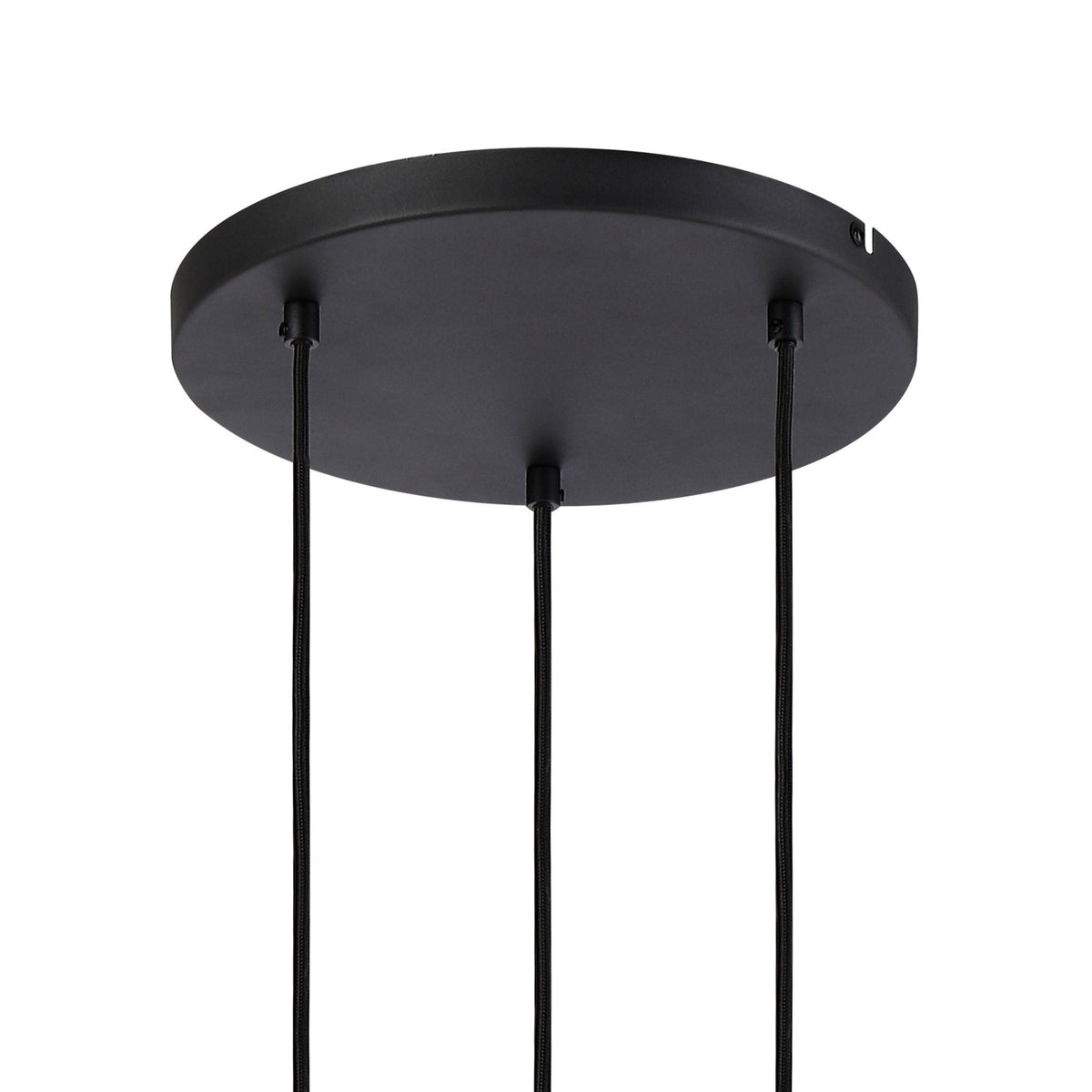 Essington 3 Drop Round Pendant with Smoke Fade Glass Shades