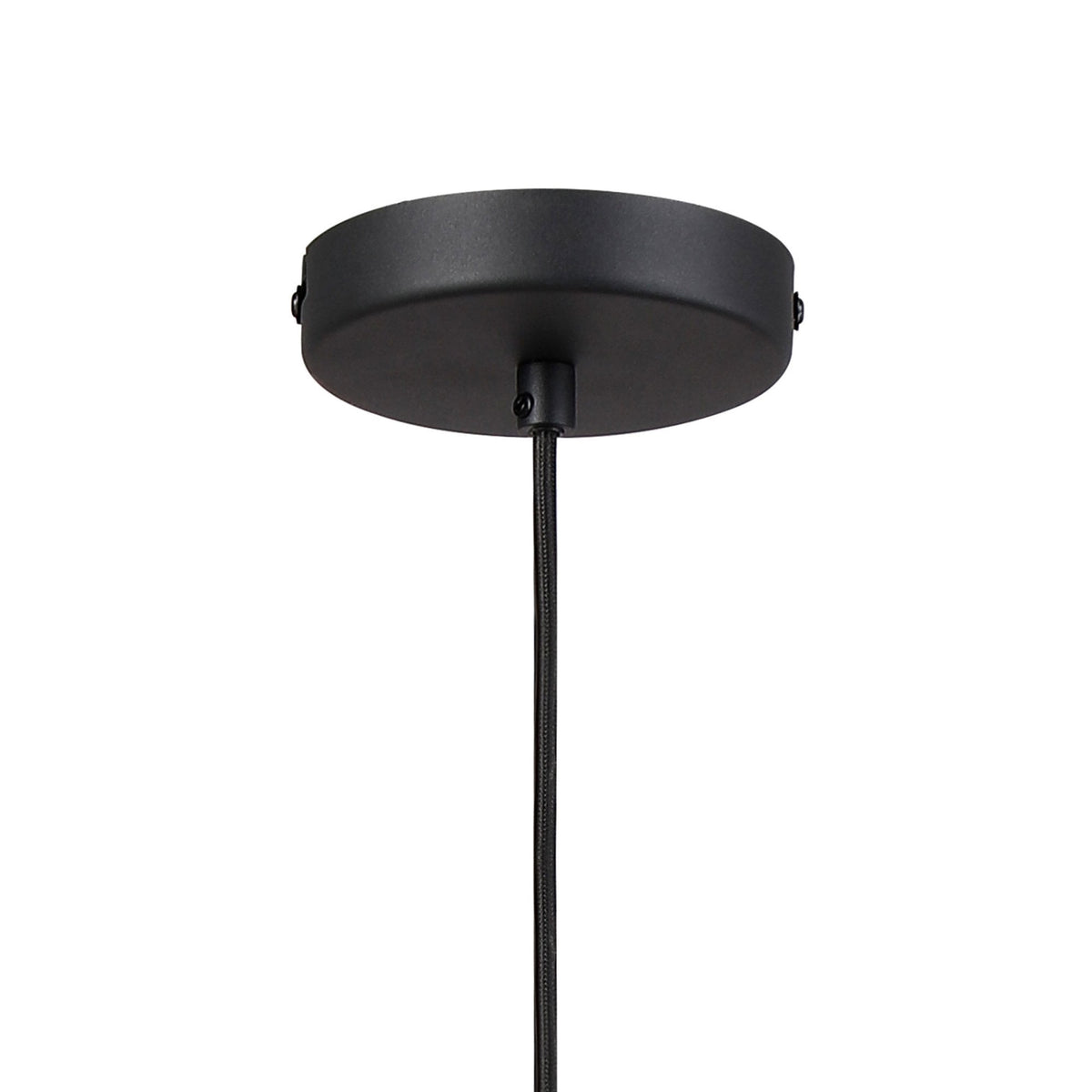 Essington 23cm Single Drop Pendant with Sand Black and Gold Metal Shade