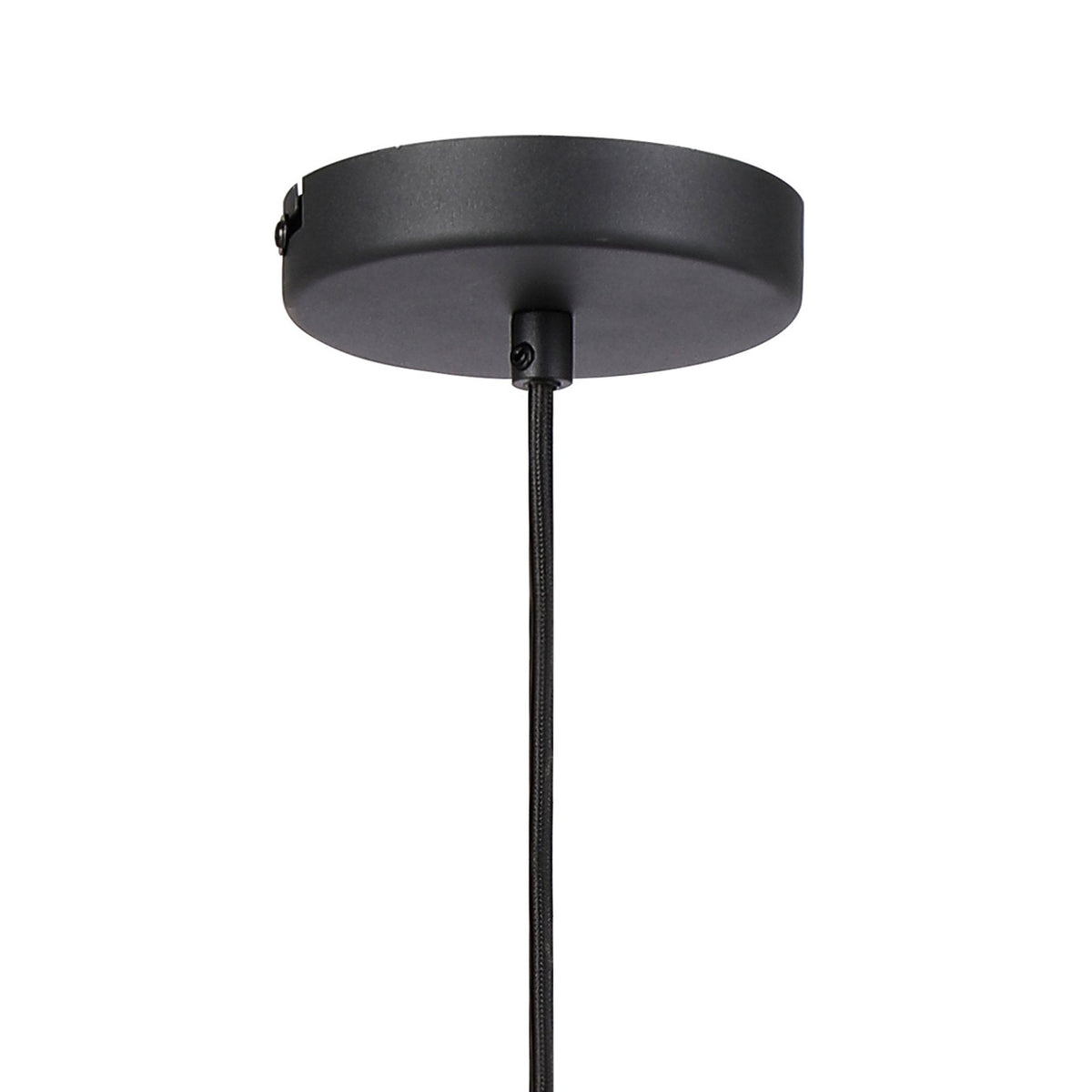 Essington 23cm Single Drop Pendant with Frosted White Glass Shade