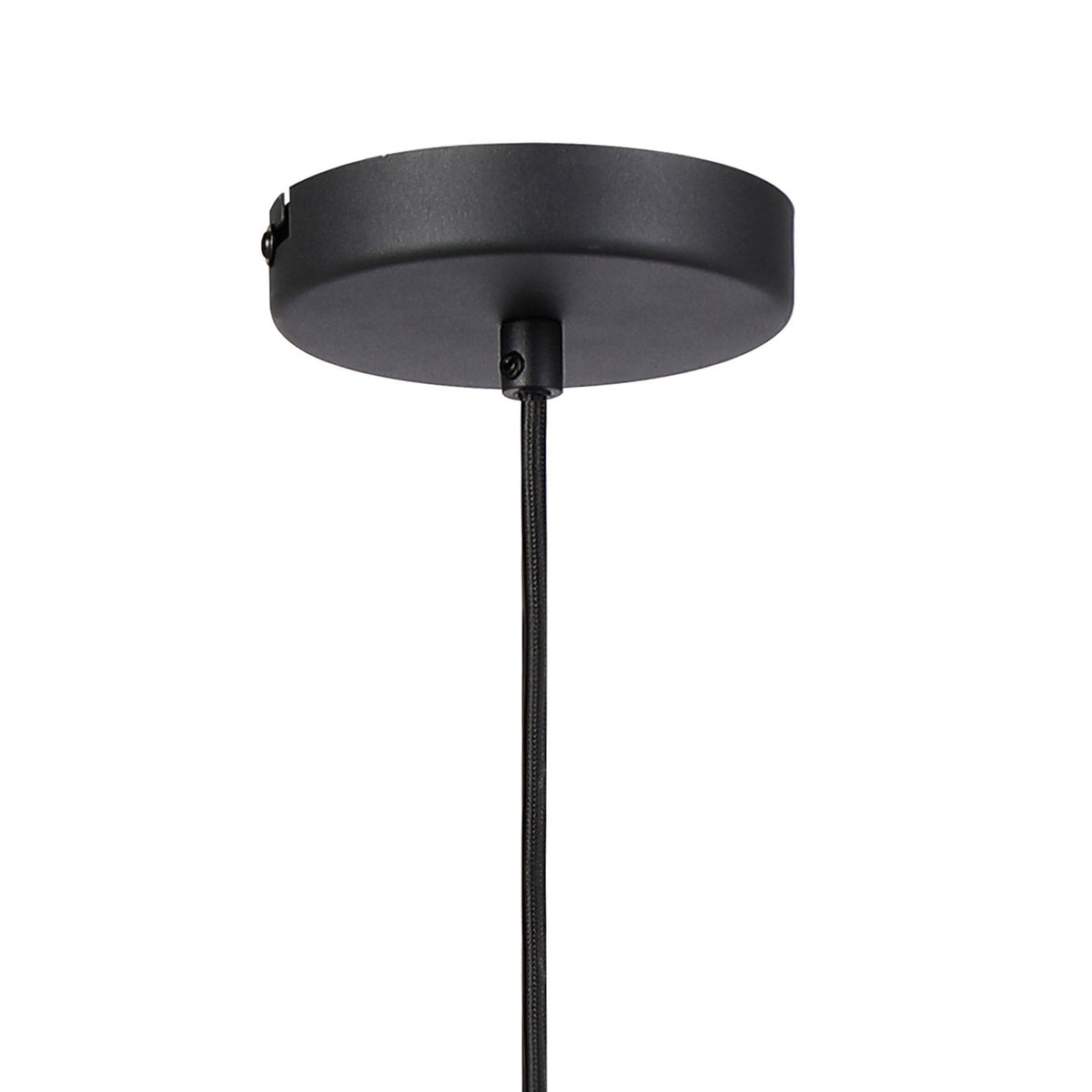 Essington 23cm Single Drop Pendant with Smoke Fade Glass Shade