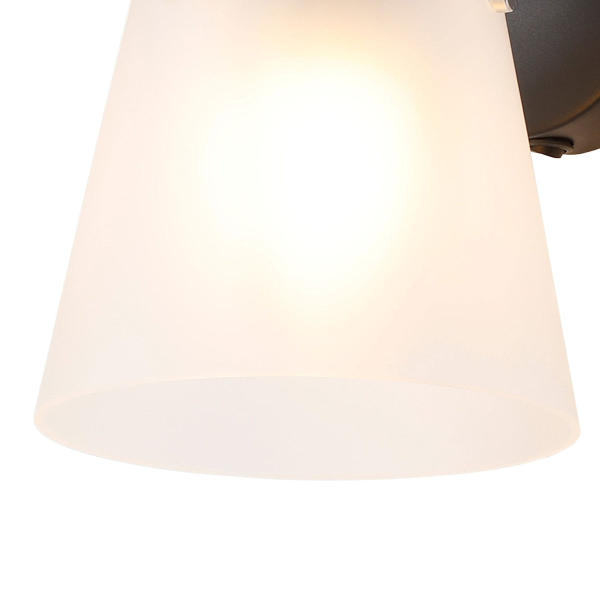 Essington Switched Wall Light with Frosted White Glass Shade