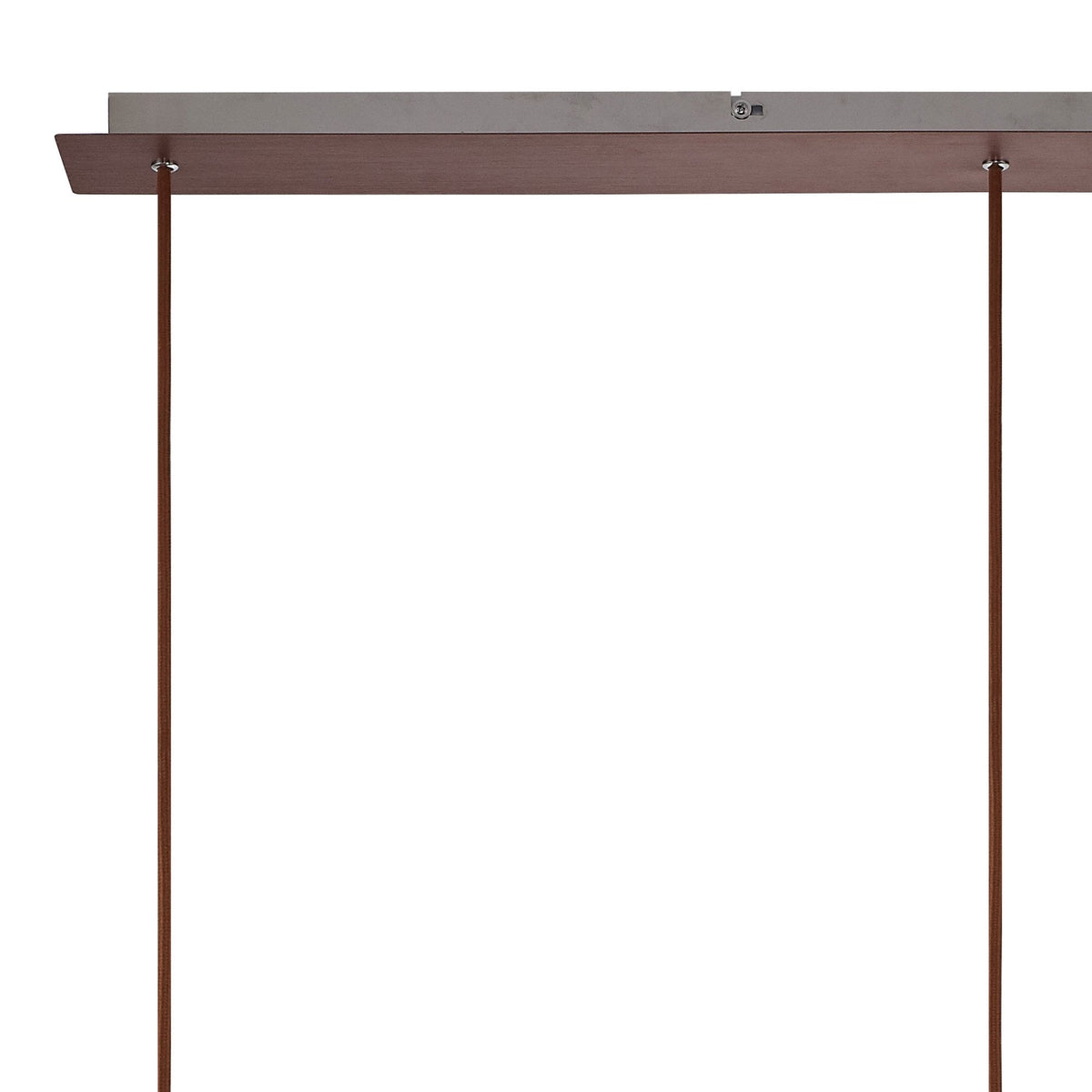 Belstone Triple Linear Pendant in Mocha with Amber Fade Glass