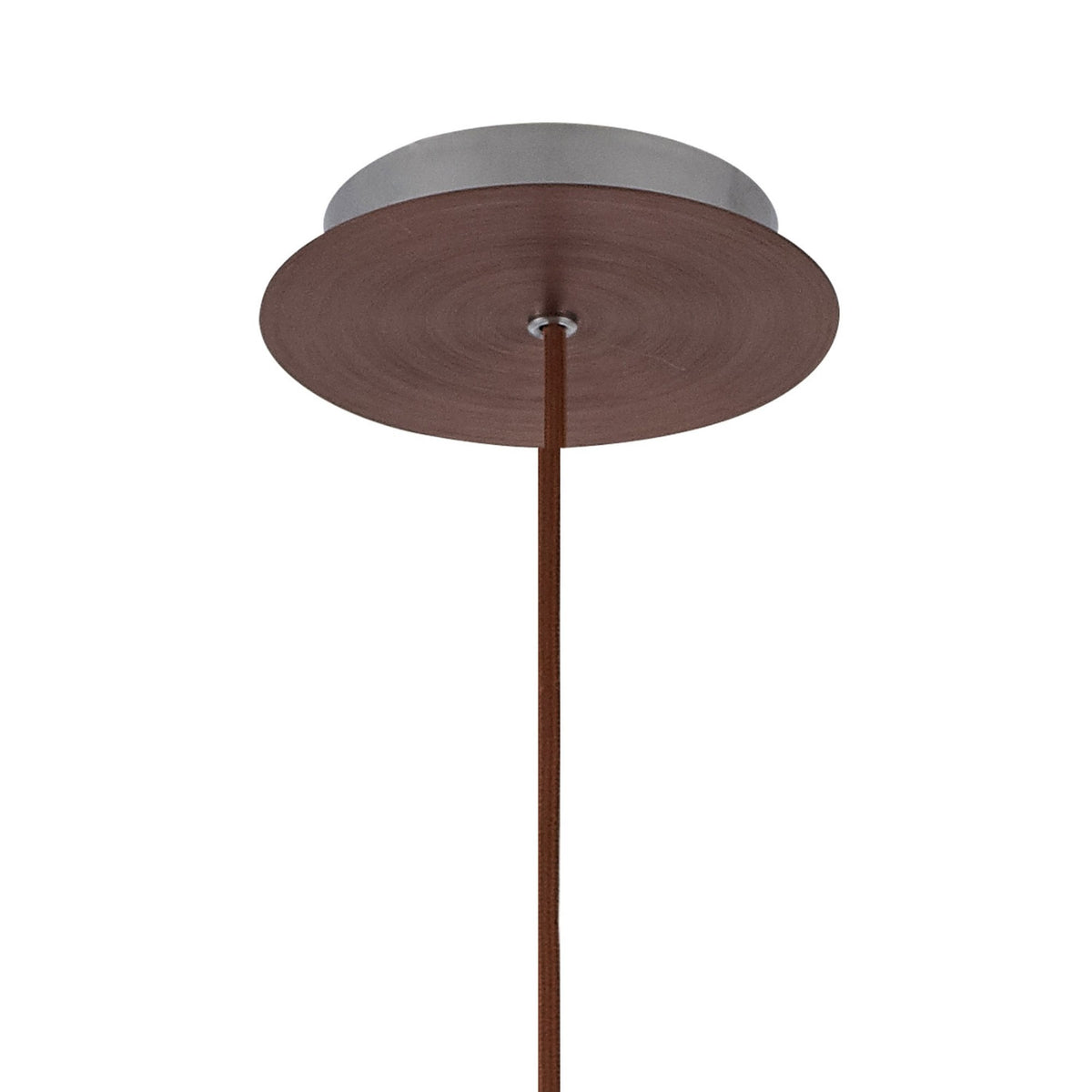 Belstone Single Drop Pendant in Mocha with Amber Fade Glass