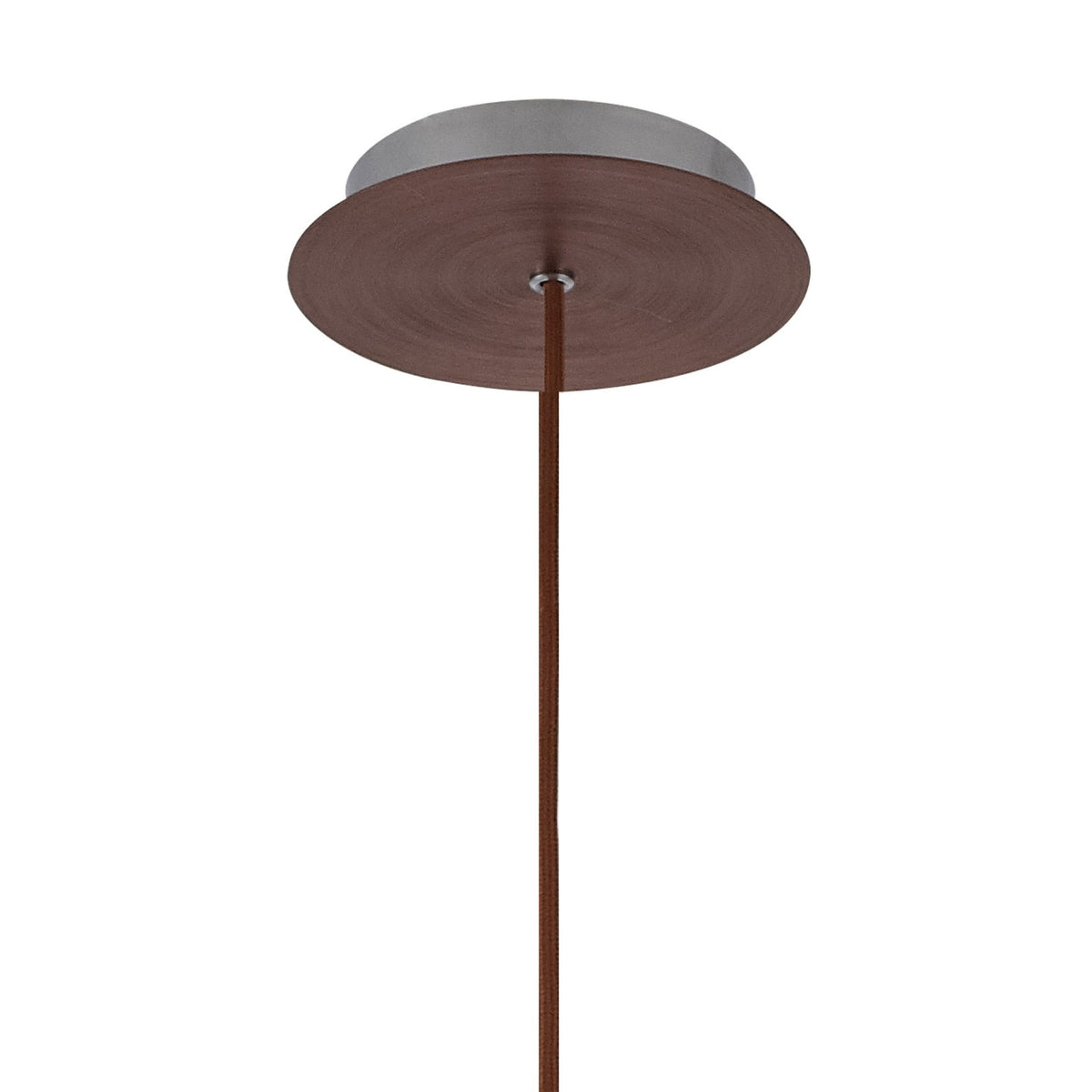 Belstone Single Drop Pendant in Mocha with Iridescent Fade Glass
