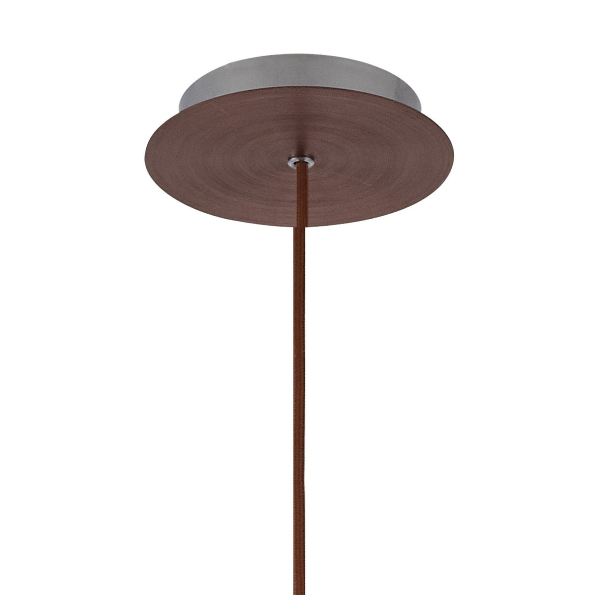 Belstone Single Drop Pendant in Mocha with Smoke Fade Glass