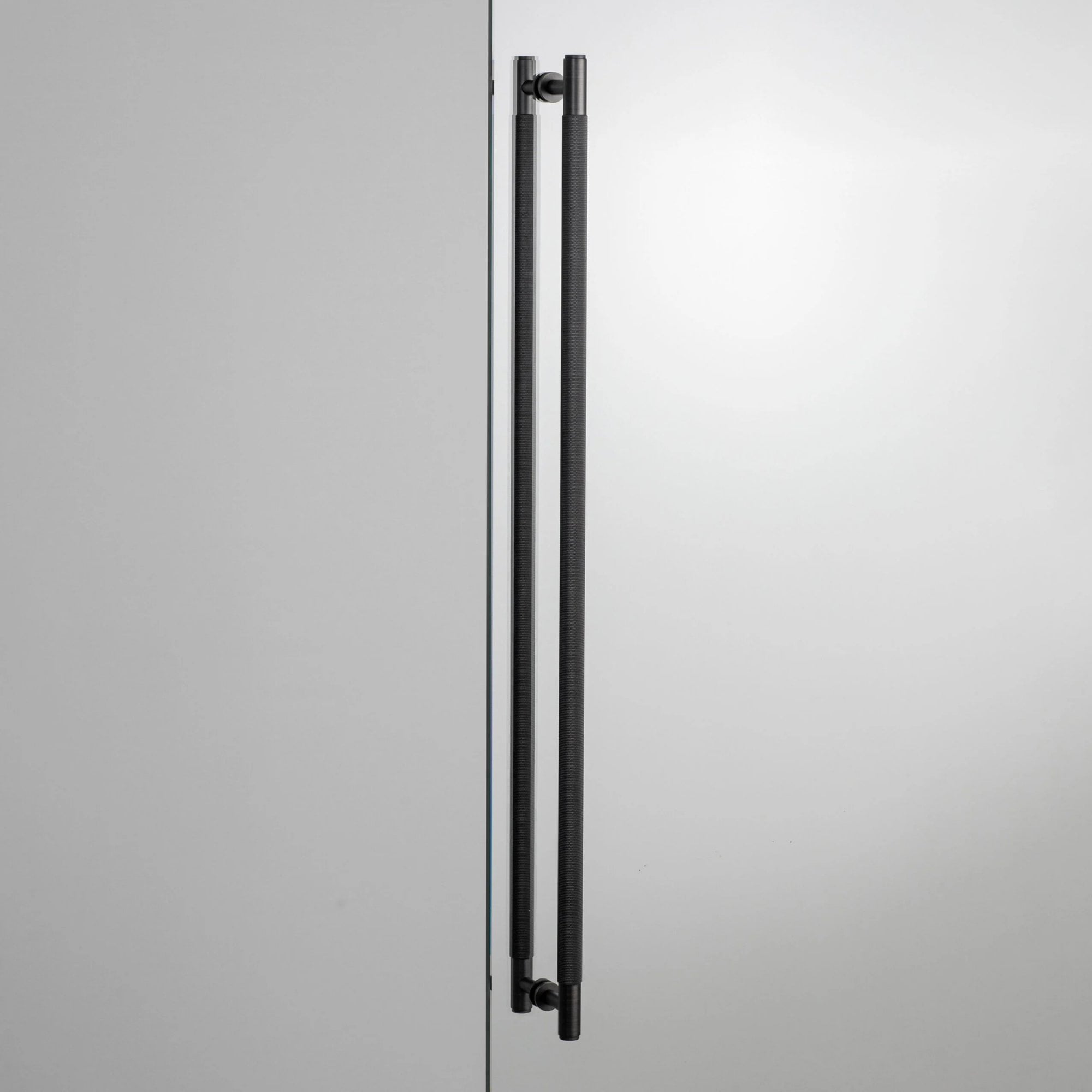 Double Sided Knurled Closet Bar Handle In Smoked Bronze – Dusk Lighting