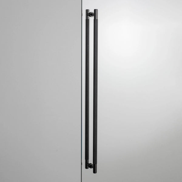 Double Sided Knurled Closet Bar Handle In Smoked Bronze