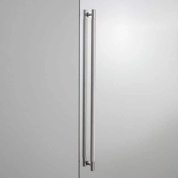 Double Sided Knurled Closet Bar Handle In Solid Steel