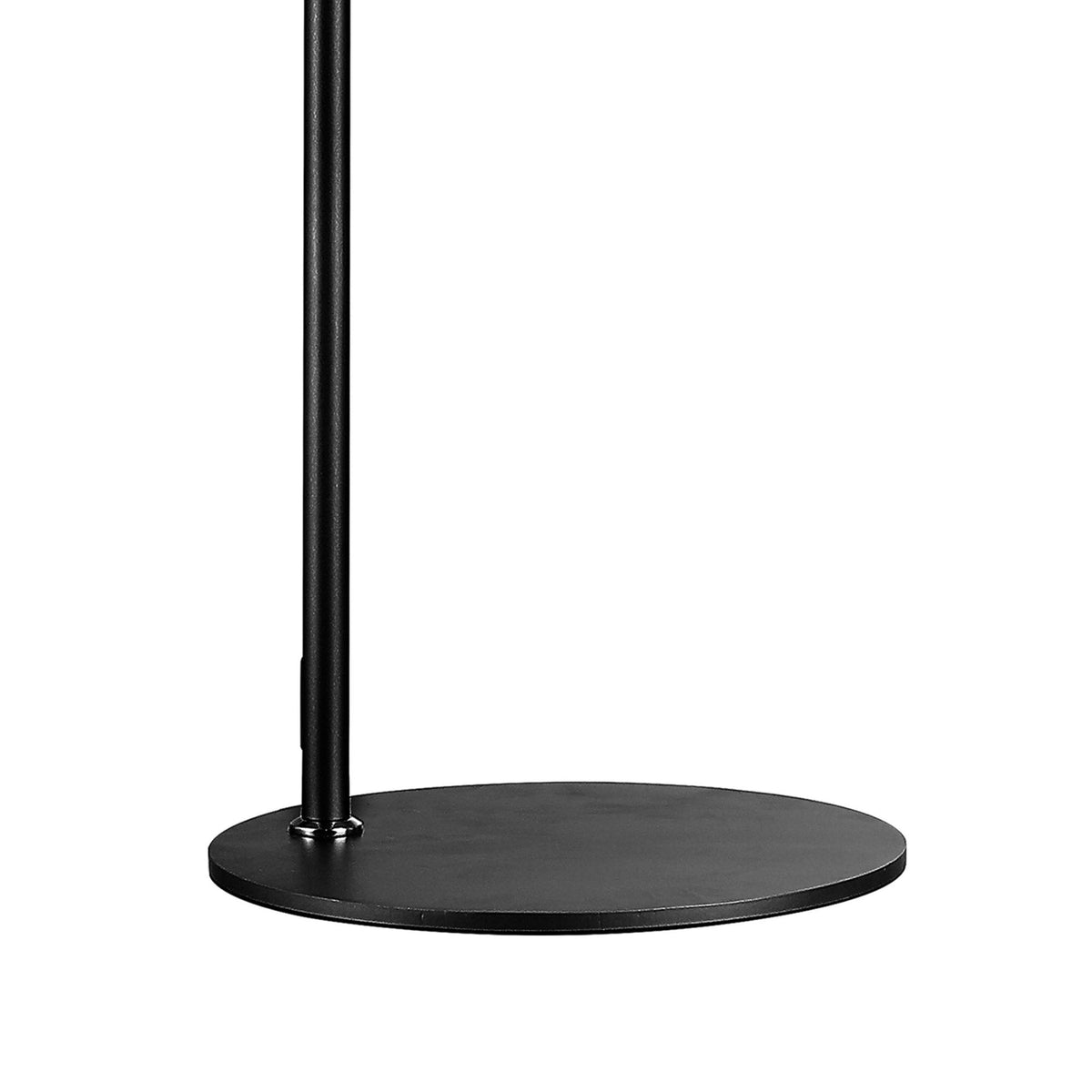 Belstone Floor Lamp in Black & Chrome with Iridescent Fade Glass
