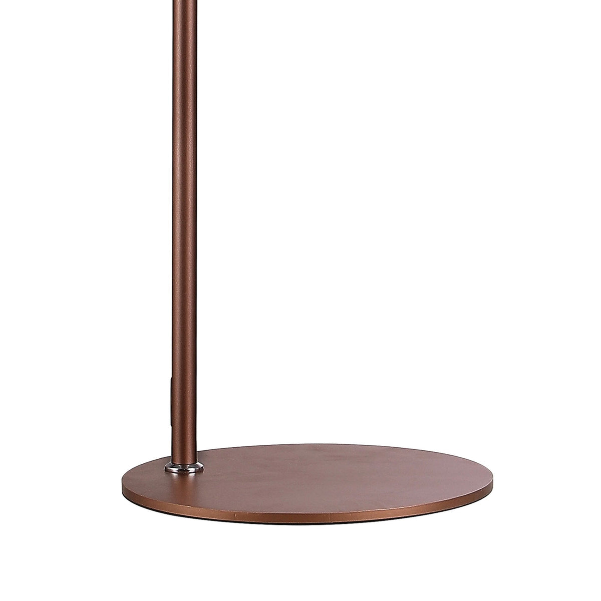 Belstone Floor Lamp in Mocha with Amber Fade Glass