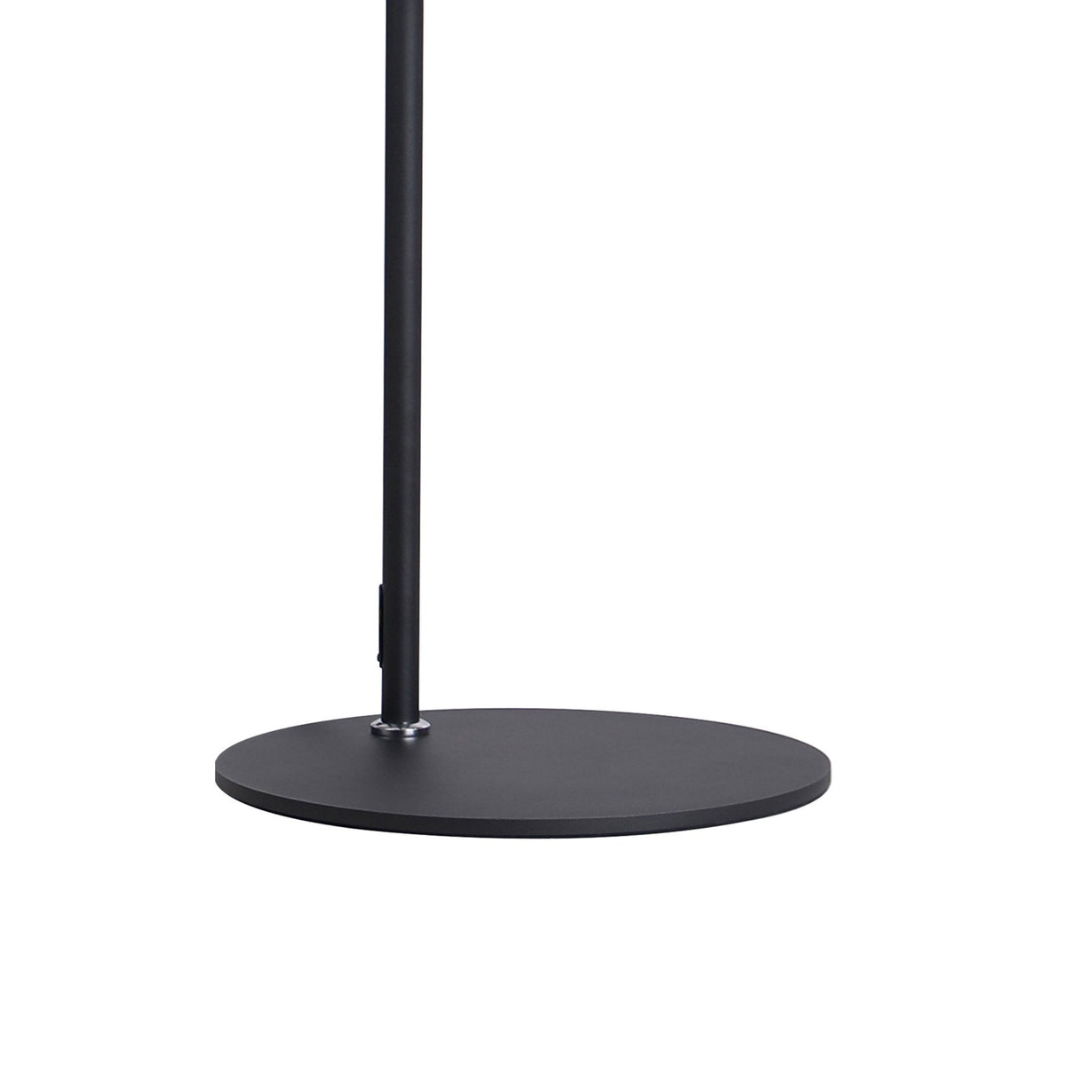 Belstone Large Floor Lamp in Black & Chrome with Iridescent Fade Glass