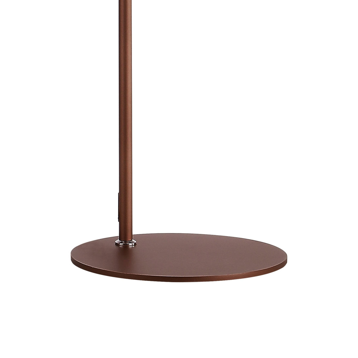 Belstone Large Floor Lamp in Mocha with Amber Fade Glass