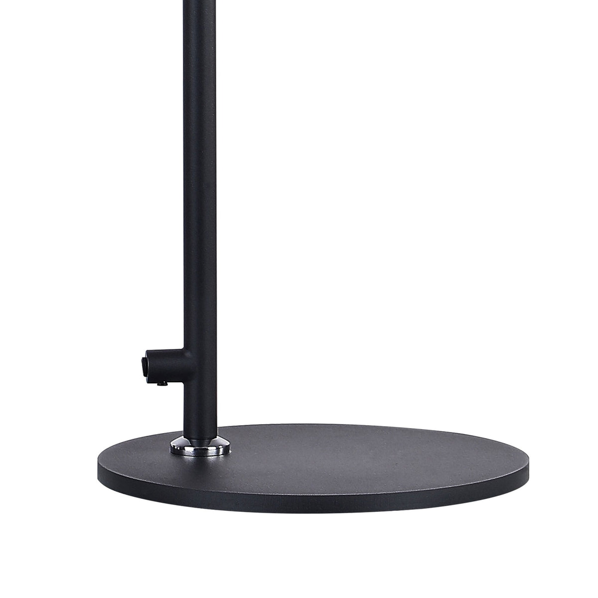 Belstone Large Table Lamp in Black & Chrome with Iridescent Fade Glass