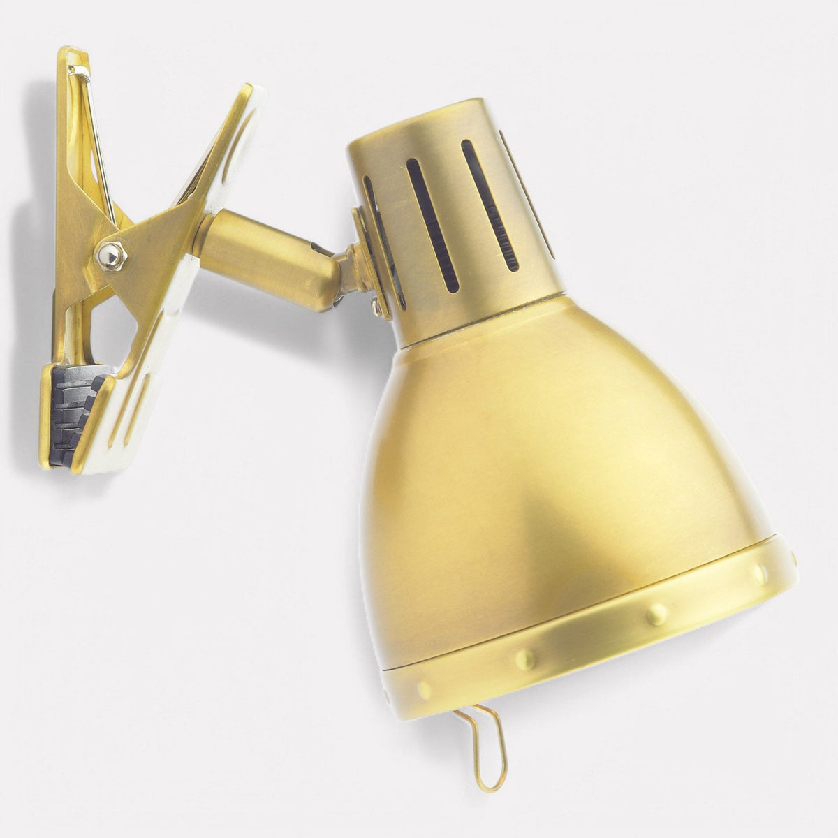 Osaka Clip On Wall Lamp in Brushed Brass