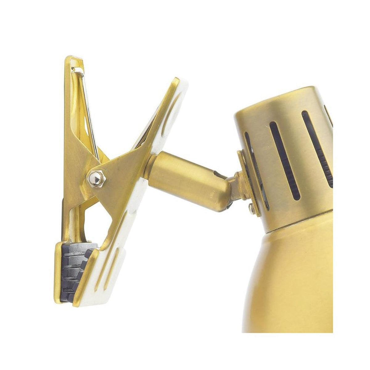 Osaka Clip On Wall Lamp in Brushed Brass