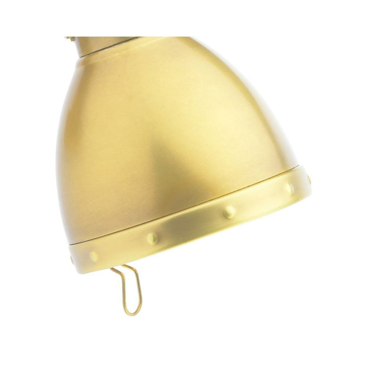 Osaka Clip On Wall Lamp in Brushed Brass