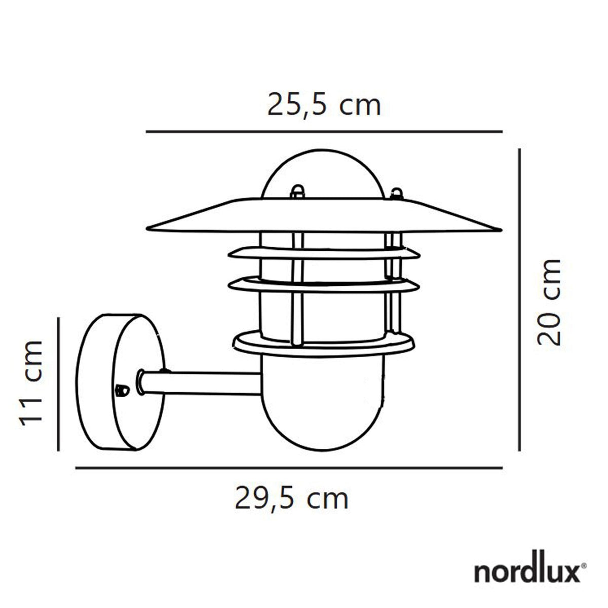 Agger Galvanised Coastal Wall Light