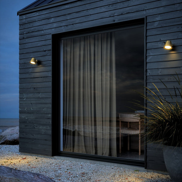 Aleria Coastal Mast Wall Light In Brass