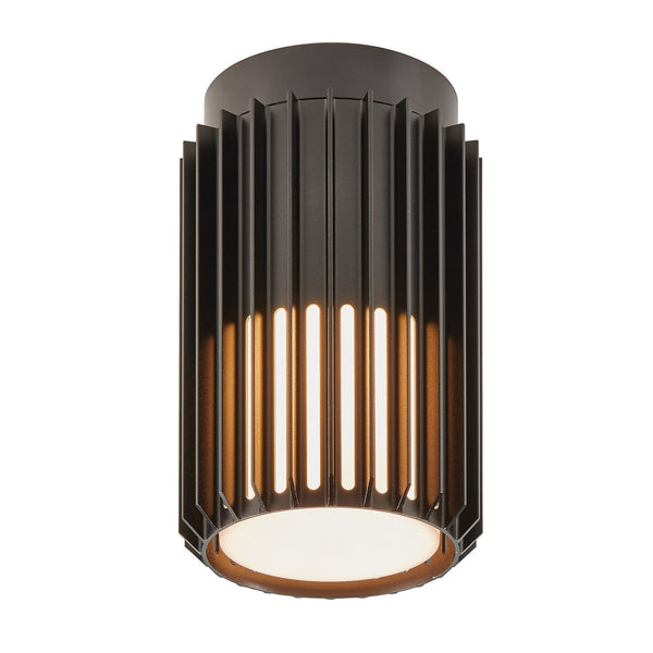 Aludra Coastal Surface Mounted Ceiling Light In Black