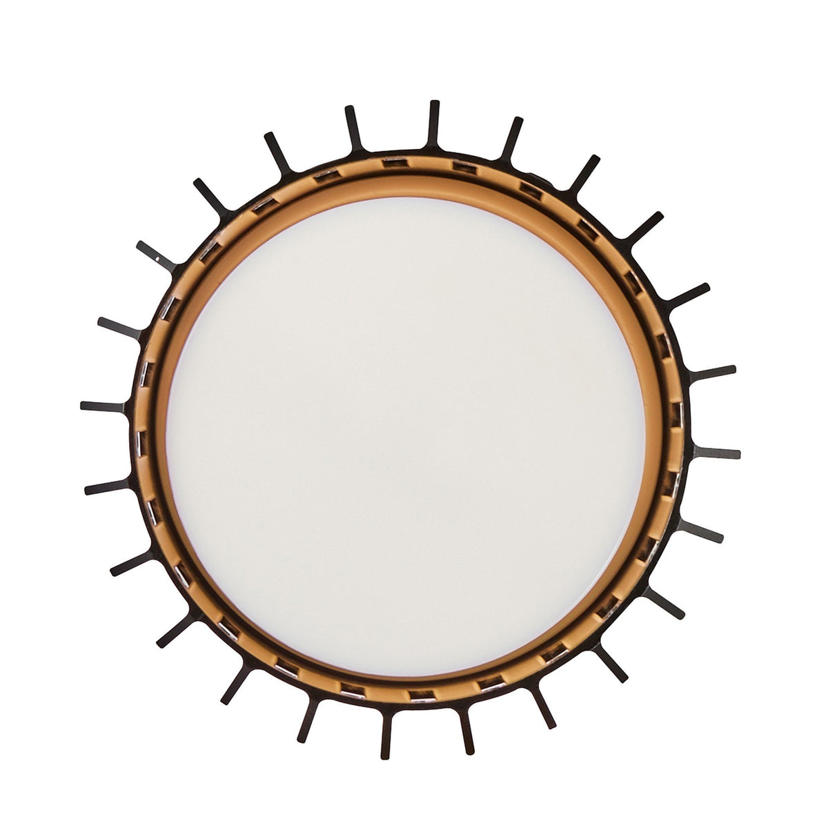 Aludra Coastal Surface Mounted Ceiling Light In Black