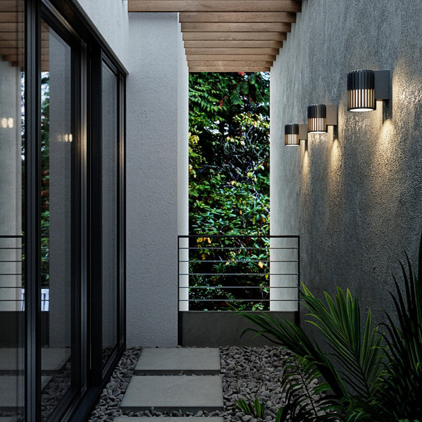 Aludra Coastal Wall Light In Black