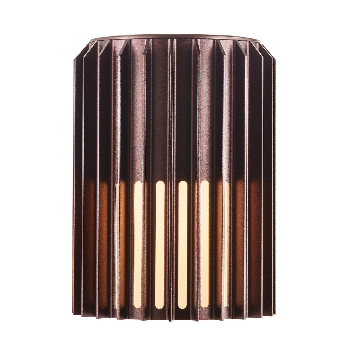 Aludra Coastal Wall Light In Metallic Brown