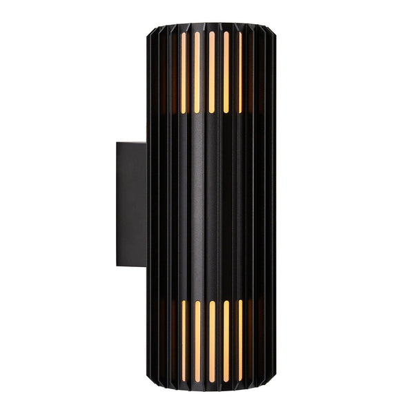 Aludra Coastal Double Wall Light In Black
