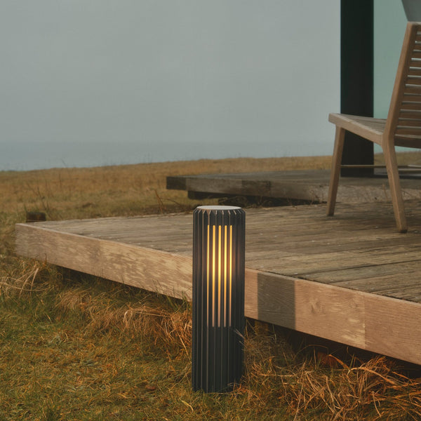Aludra IP44 Coastal 45cm Bollard Light In Anthracite