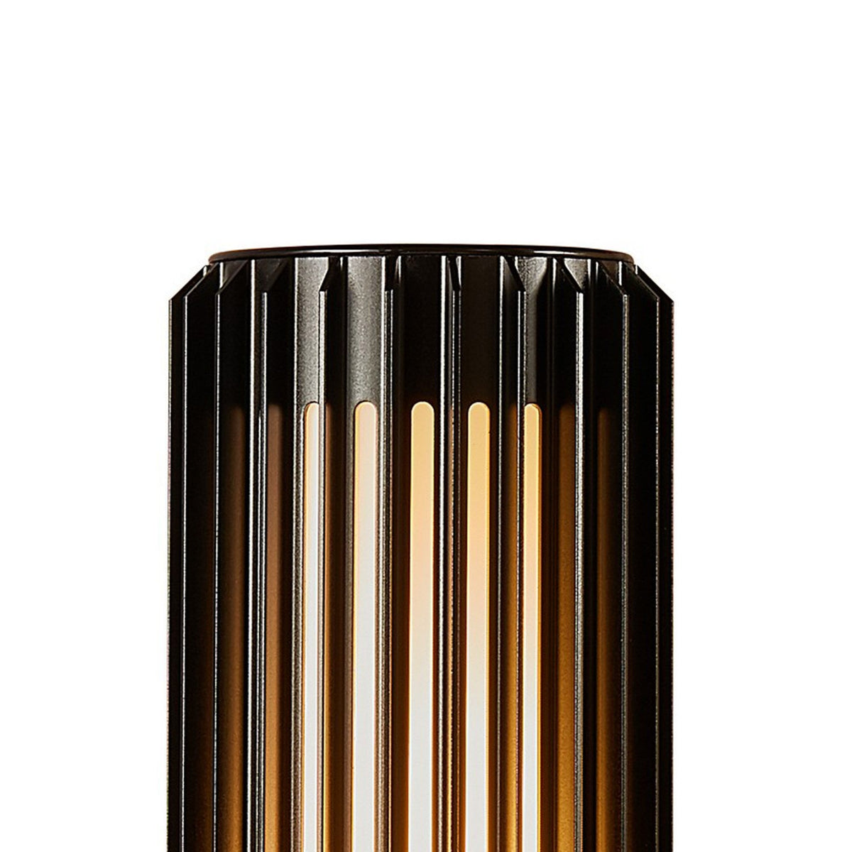 Aludra IP44 Coastal 45cm Bollard Light In Black