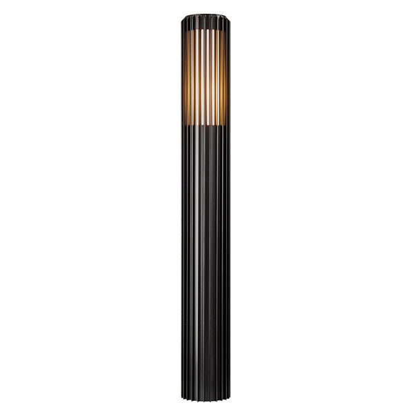 Aludra IP44 Coastal 95cm Bollard Light In Black