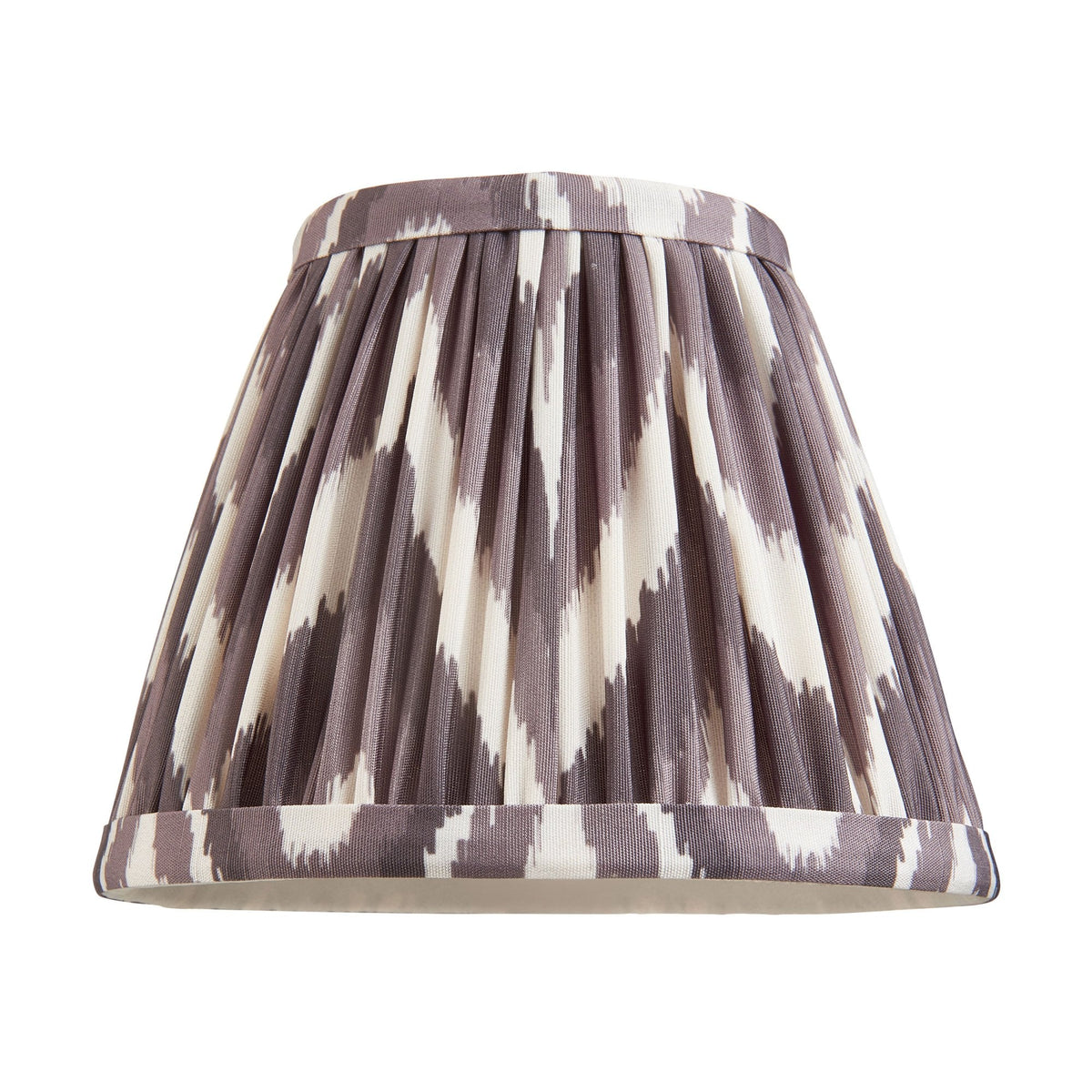 Chester Single Wall Light in Aged Brass with Zigzag 16cm Pearl Grey Shade
