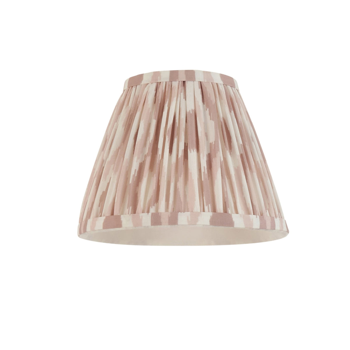 Burley Rechargeable Wall Light in Brushed Aged Brass with Ikat 16cm Neutral Shade