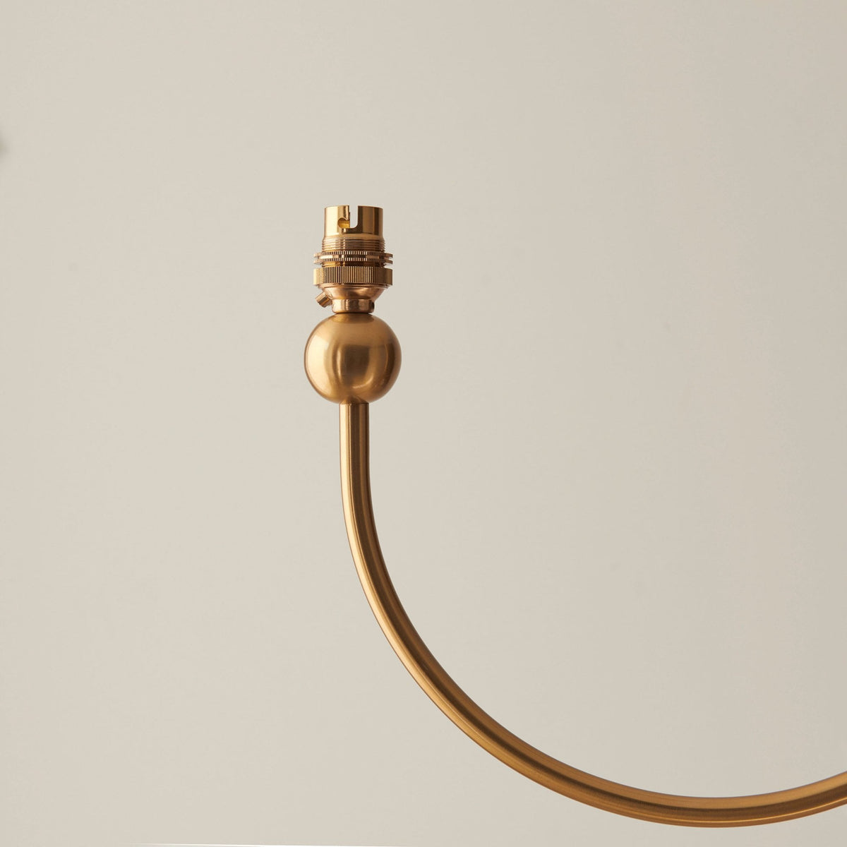 Santiago Curved Five Arm Pendant in Brushed Aged Brass with Ripple 16cm Marlin Blue Shade