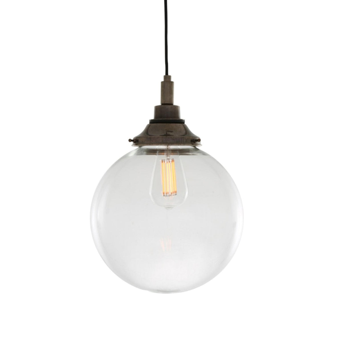 Laguna Pendant Light IP44 25cm in Antique Brass
