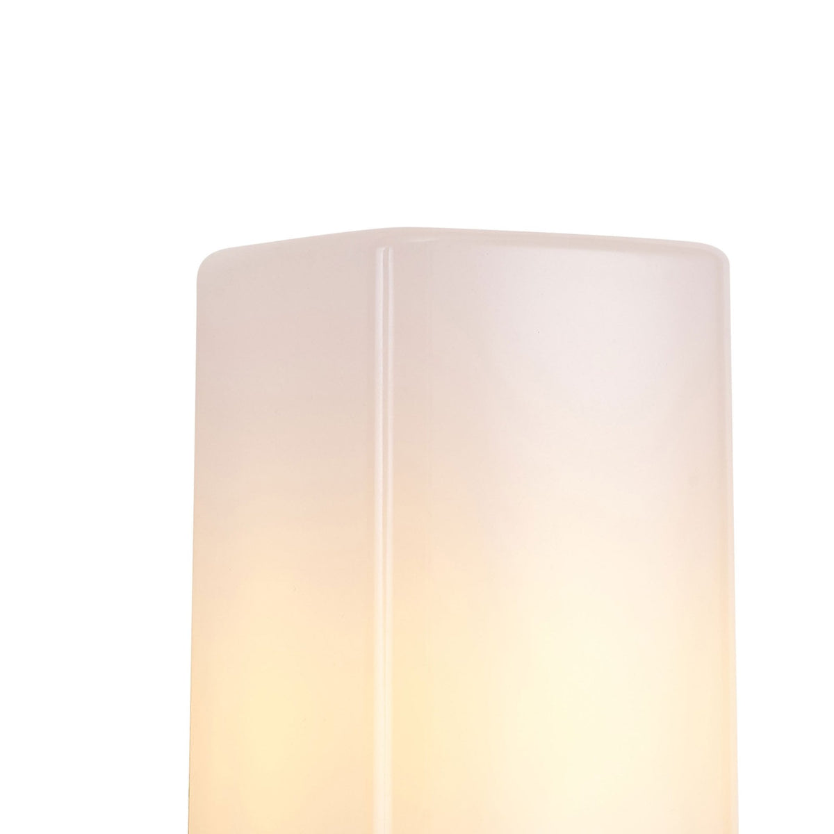 Aspatria Exterior IP44 Wall Light in Dark Grey with Opal Diffuser