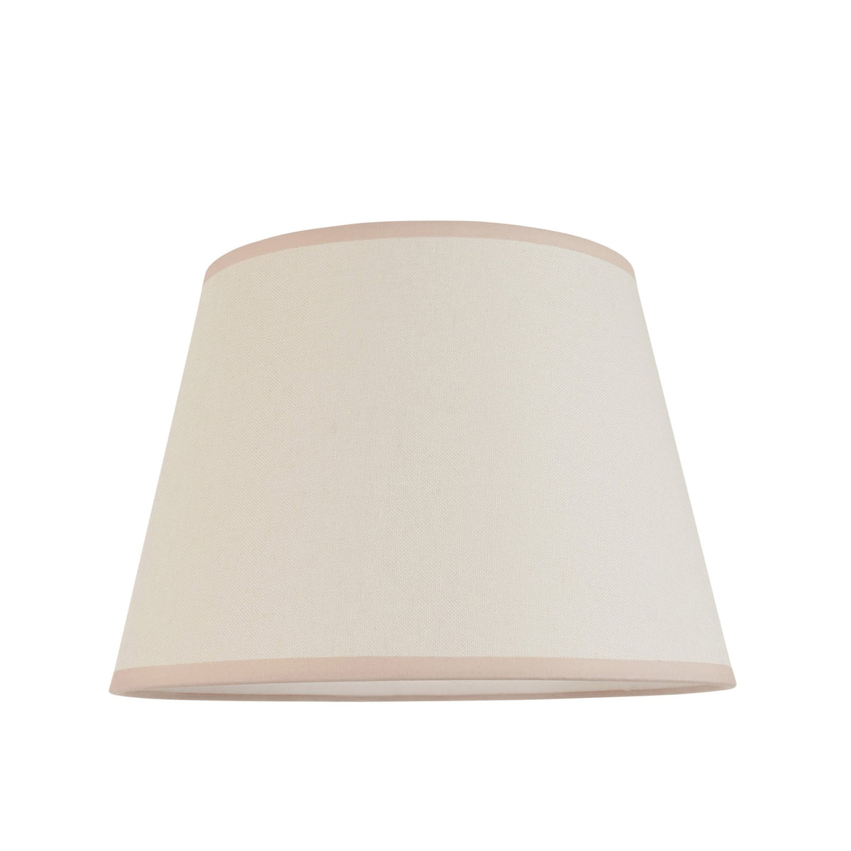 Bobble Ceramic Table Lamp in Gloss White with Ivy 35cm Vintage White Shade