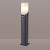 Aspatria PIR 60cm Exterior IP44 Post Light in Dark Grey with Opal Diffuser