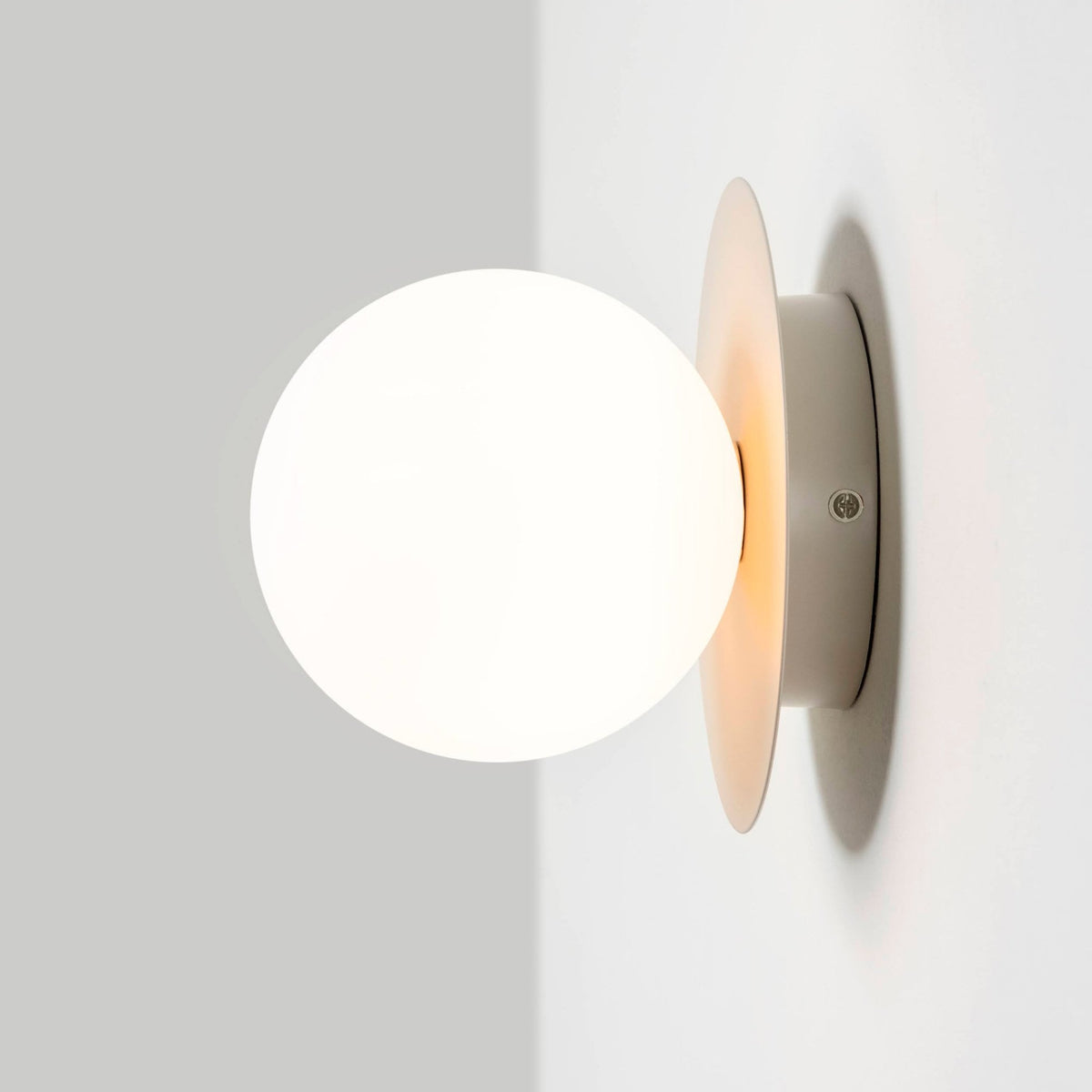 Adore G9 Single IP44 Wall Light in Sand