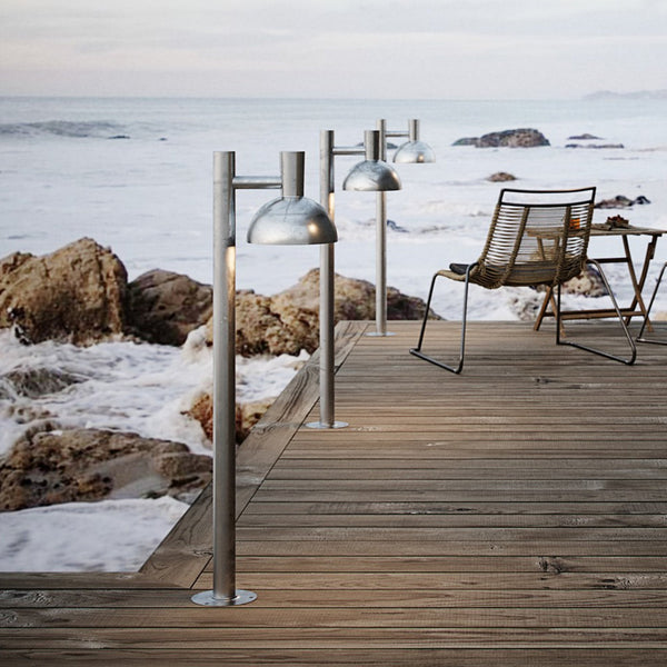Arki 100 IP54 Galvanised Coastal Bollard Light