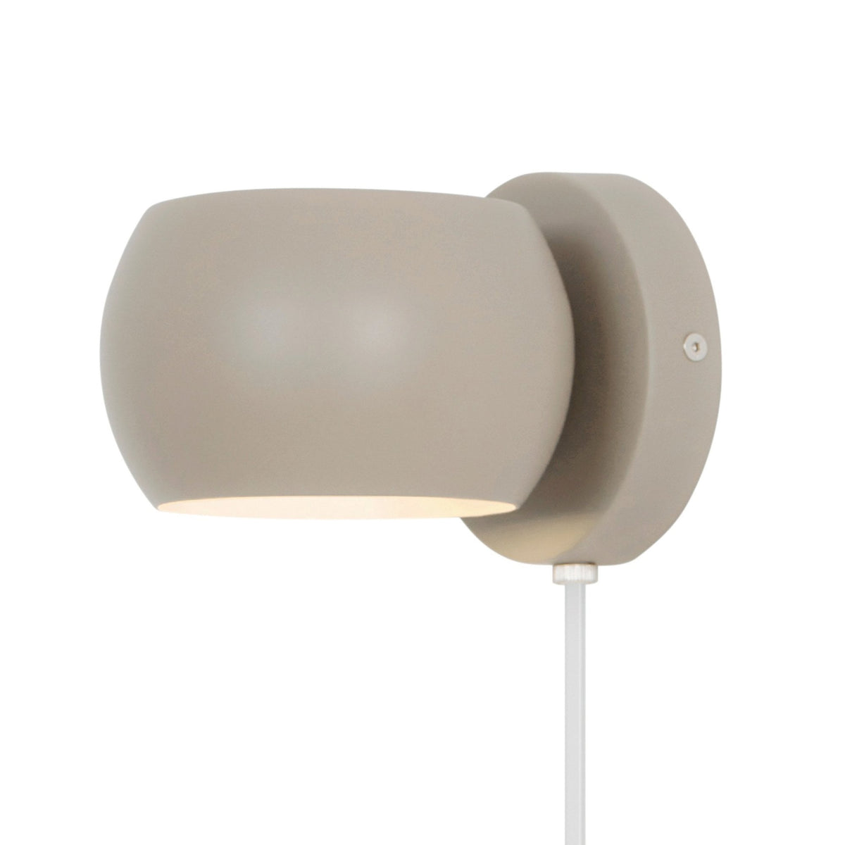 Belir Adjustable Plugged Wall Light in Brown