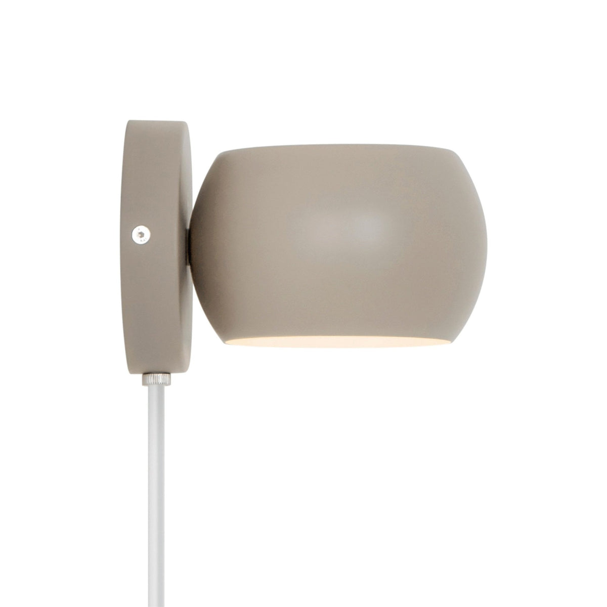 Belir Adjustable Plugged Wall Light in Brown