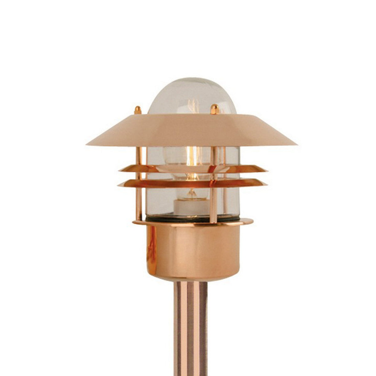 Blokhus IP54 Coastal Bollard Light in Copper