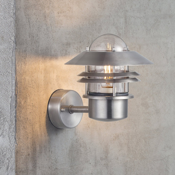 Blokhus Up Galvanized Coastal Wall Light