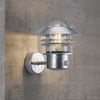 Blokhus Up Galvanized Coastal PIR Wall Light