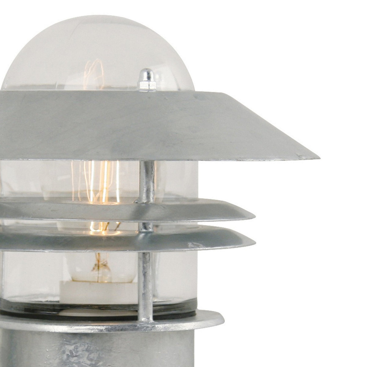 Blokhus Up Galvanized Coastal PIR Wall Light