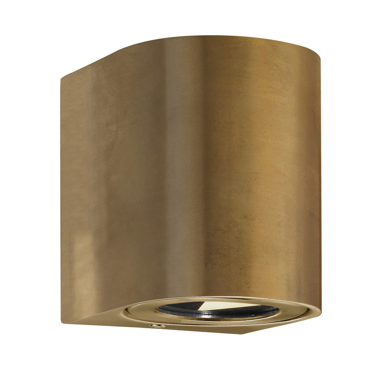 Canto 2 IP44 Coastal Up and Down LED Wall Light In Brass